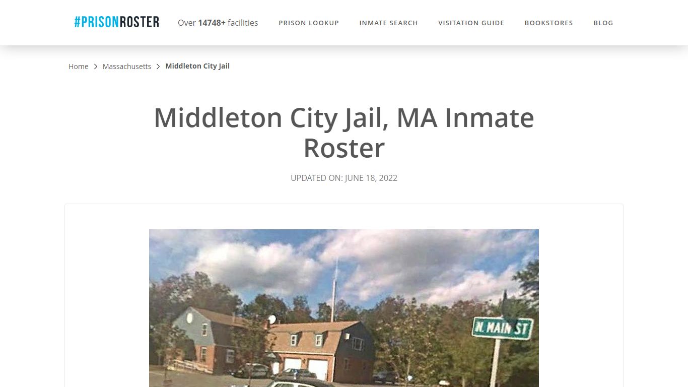 Middleton City Jail, MA Inmate Roster